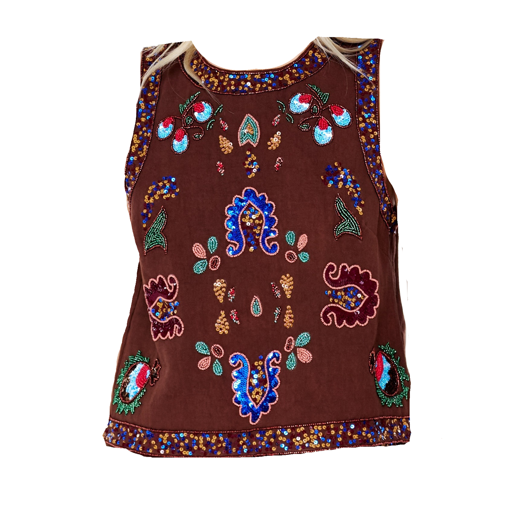 Viveka Beaded Top