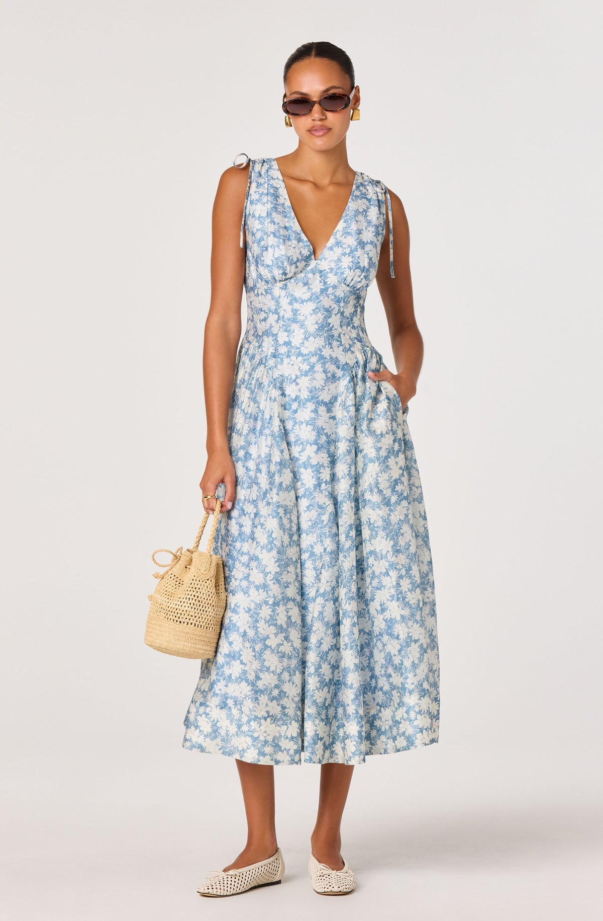 Emmery Floral Midi Dress