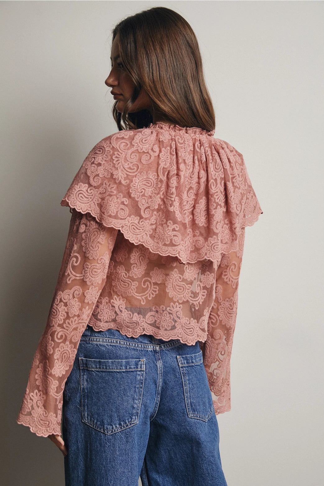 Etta Layered Lace Blouse