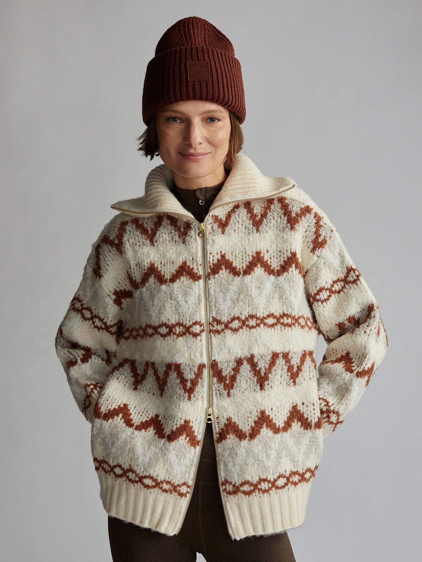 Brooke Fairisle knit Jacket