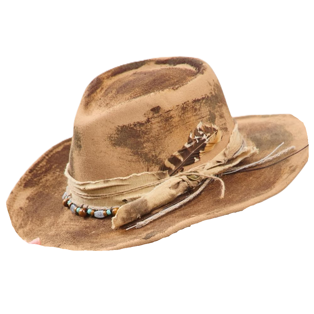 Distressed Vintage Shapeable Fedora