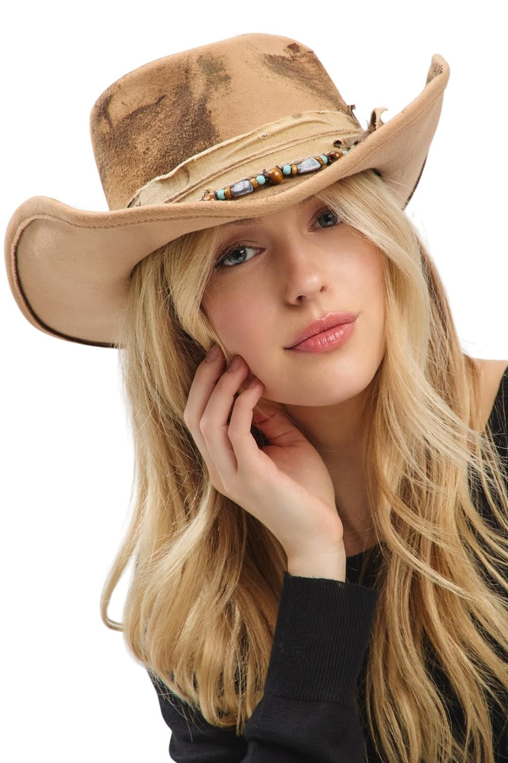 Distressed Vintage Shapeable Fedora