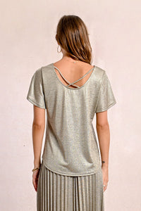 Olina Flutter Sleeve Top