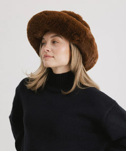 Parker Faux Fur Bucket Hat