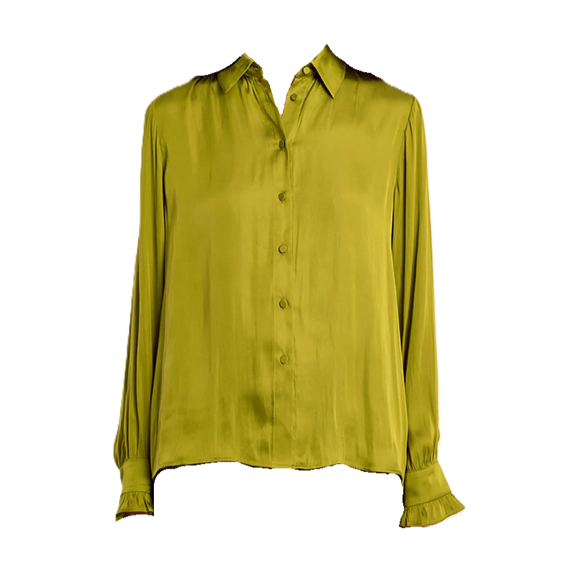 Freya Satin Button Up Blouse