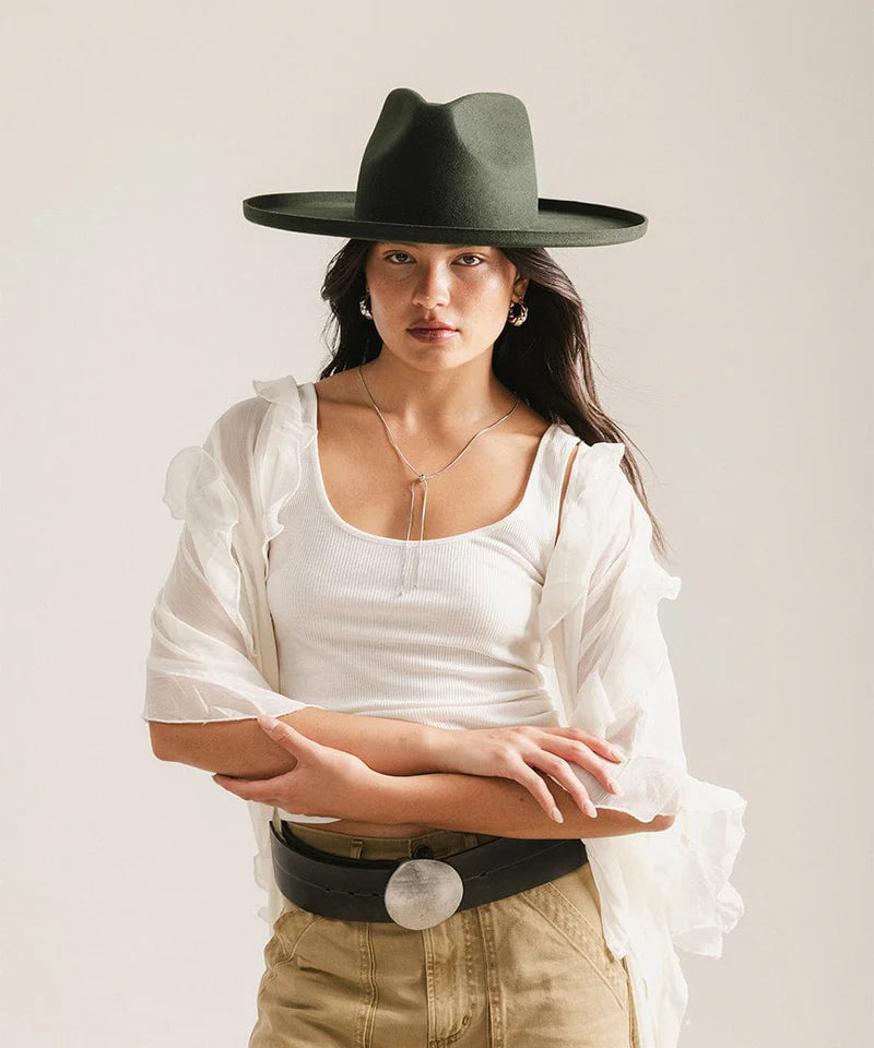 Amelia Pencil Brim Fedora Hat