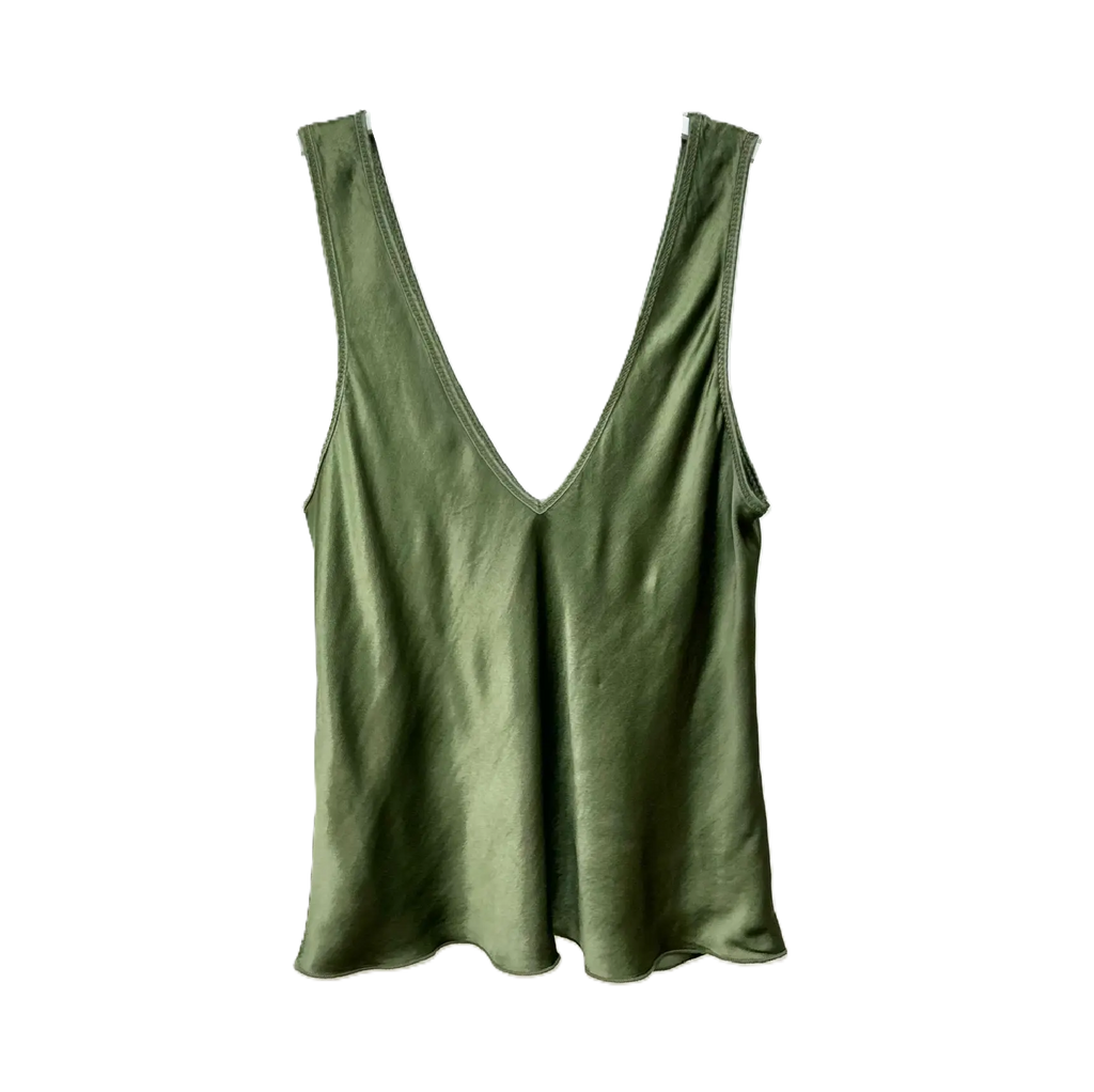Orietta Satin Tank