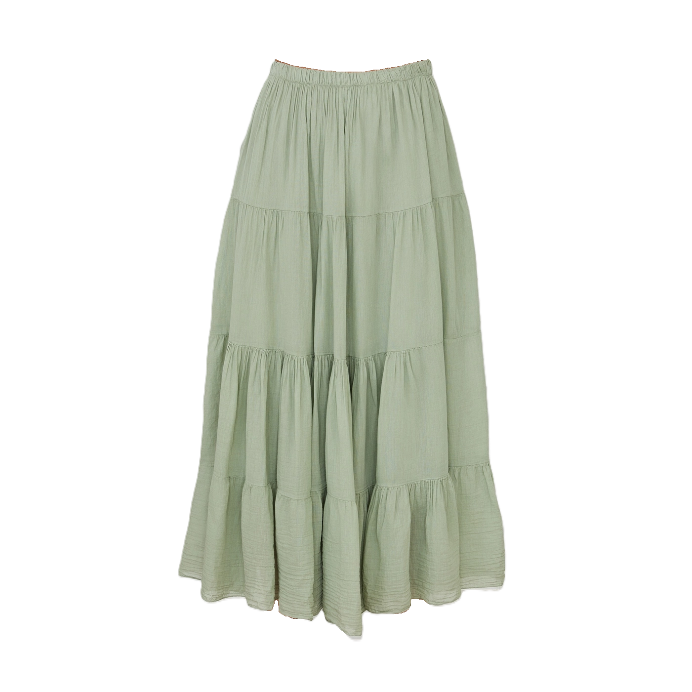 Giorgia Tiered Cotton Skirt