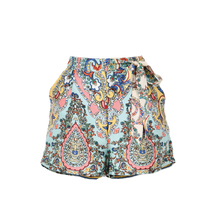 Load image into Gallery viewer, Gaia Satin Tie Shorts