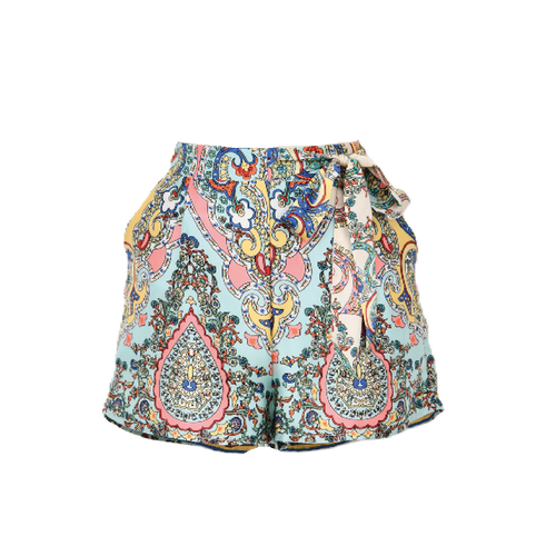 Gaia Satin Tie Shorts