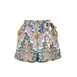 Gaia Satin Tie Shorts