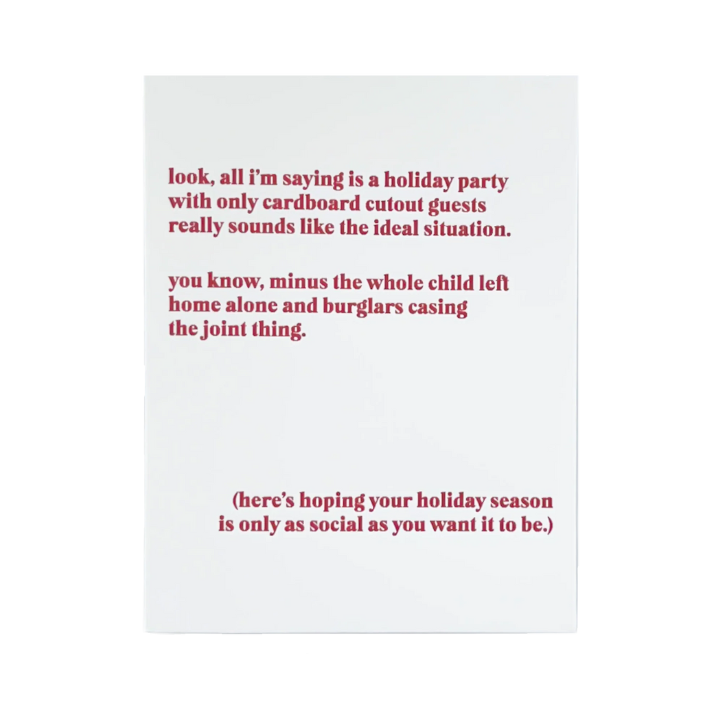 Home Alone Card