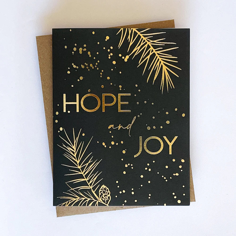 Hope & Joy Gold Foil Card