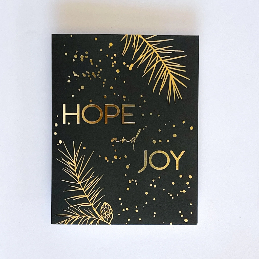 Hope & Joy Gold Foil Card