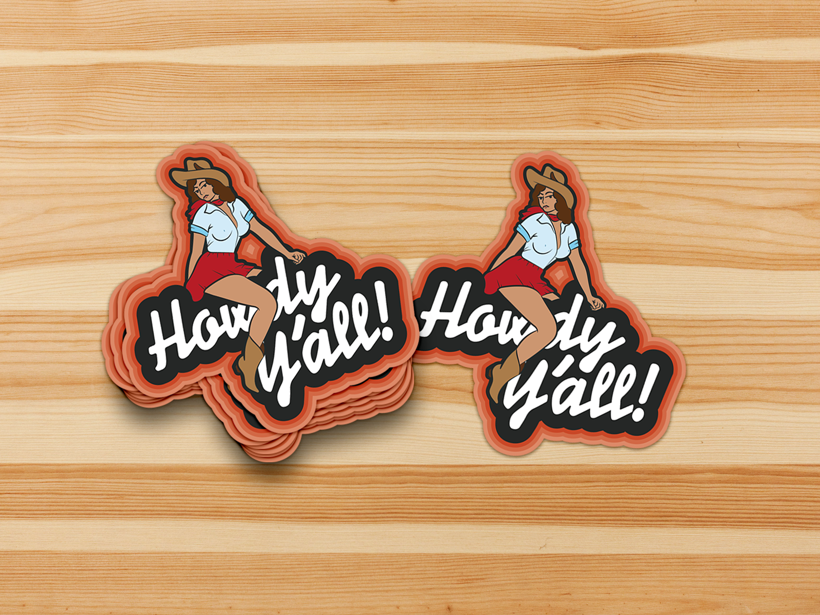 Howdy Y'all Sticker