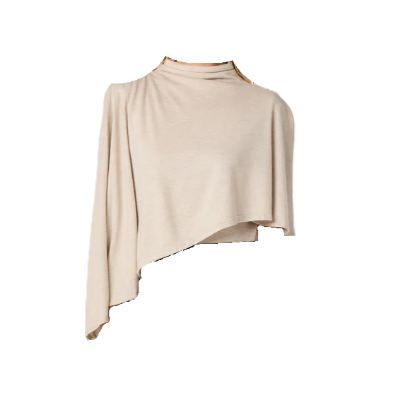 Jailene Asymmetrical Sweater Blouse