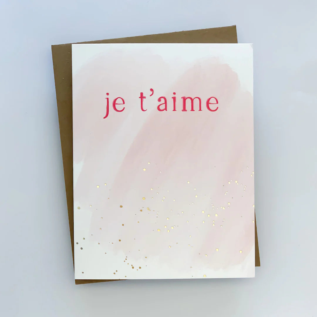 Je T'aime Greeting Card