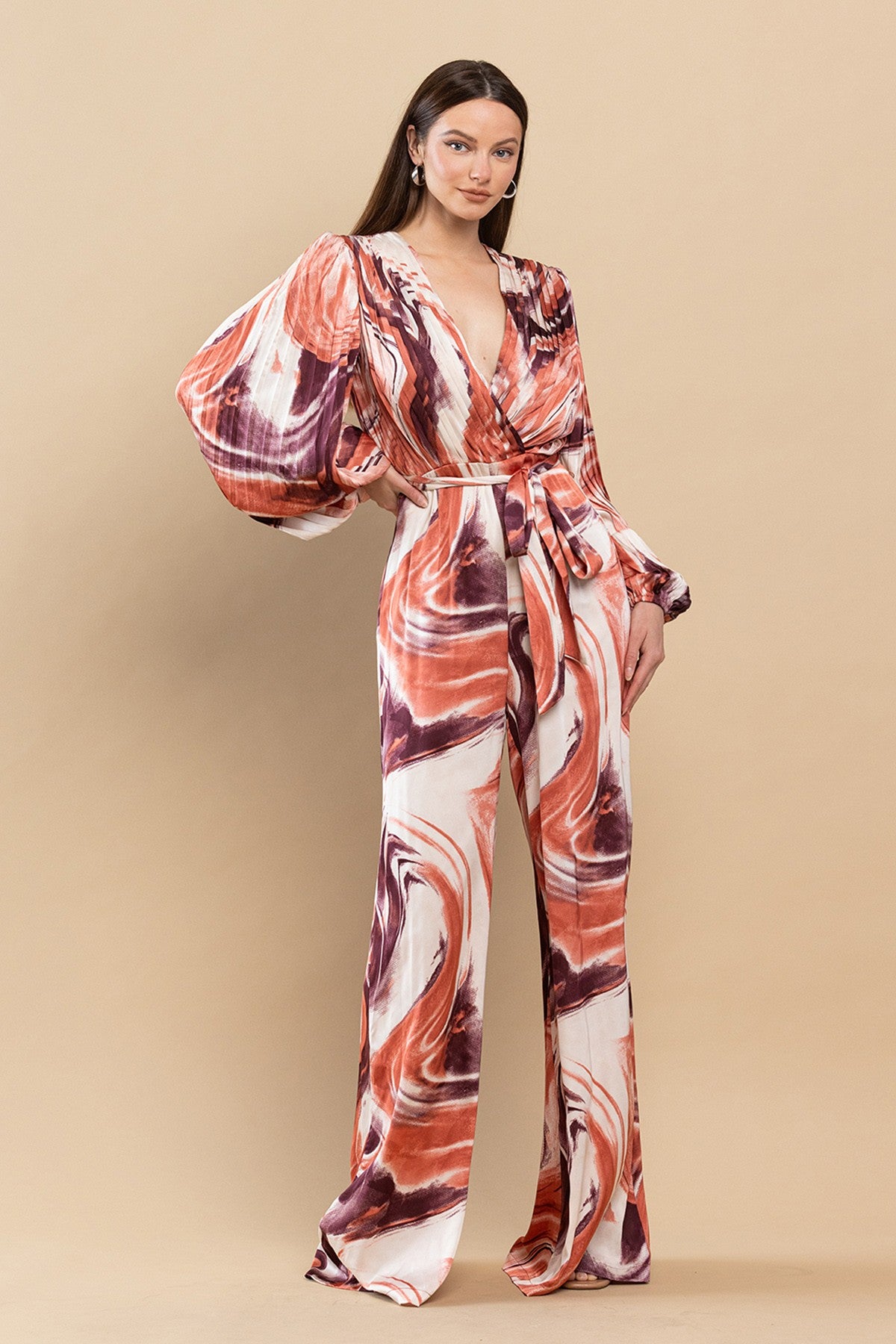 Marsha Pleated Jumpsuit