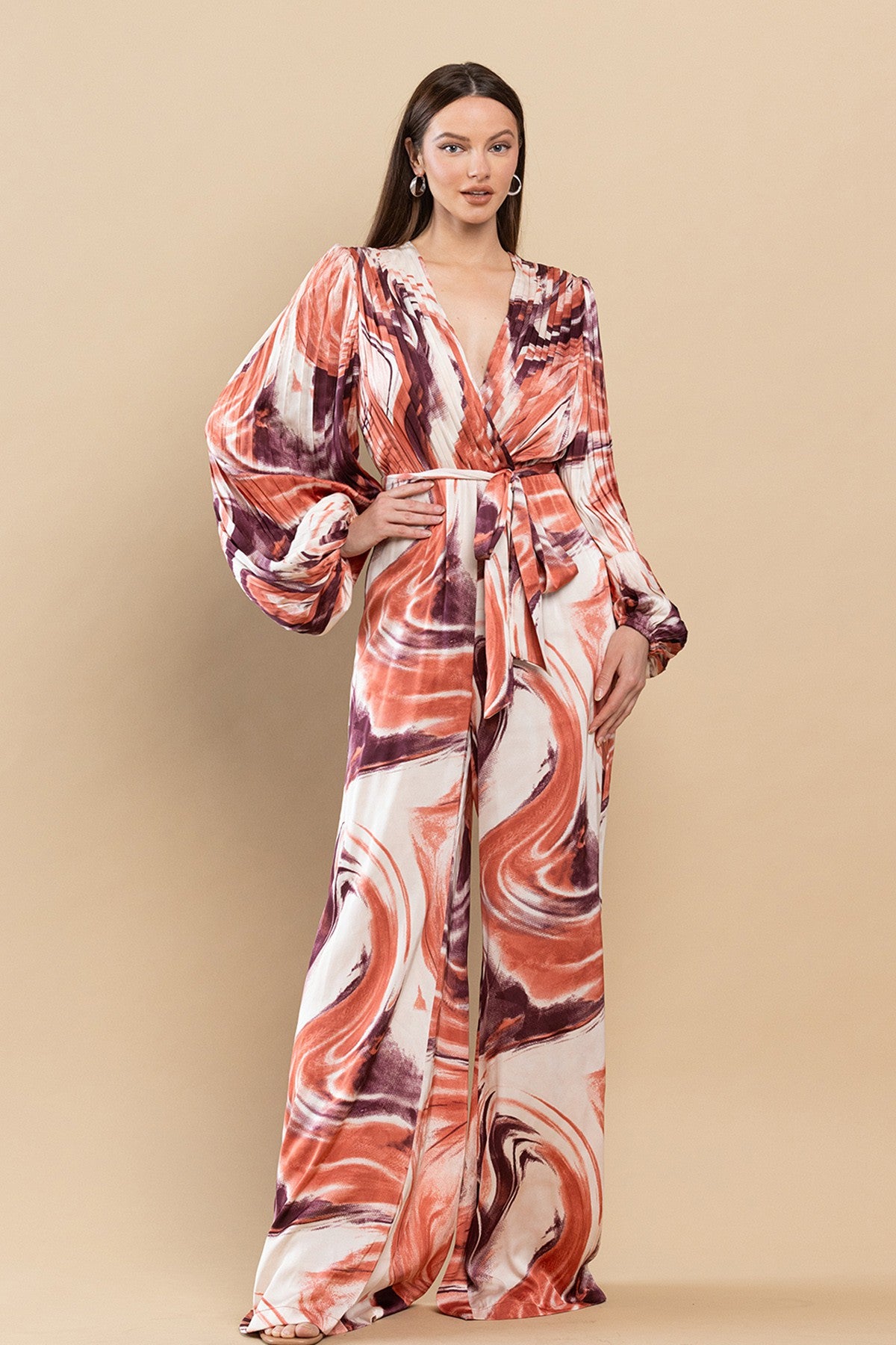 Marsha Pleated Jumpsuit