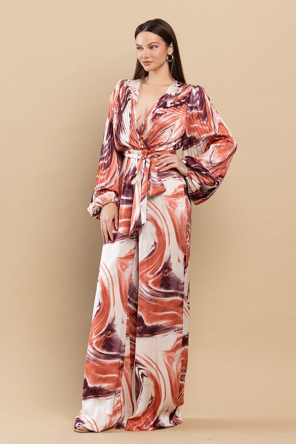 Marsha Pleated Jumpsuit