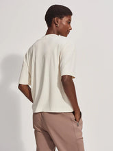 Load image into Gallery viewer, Kasey Mock Placket Rib Tee