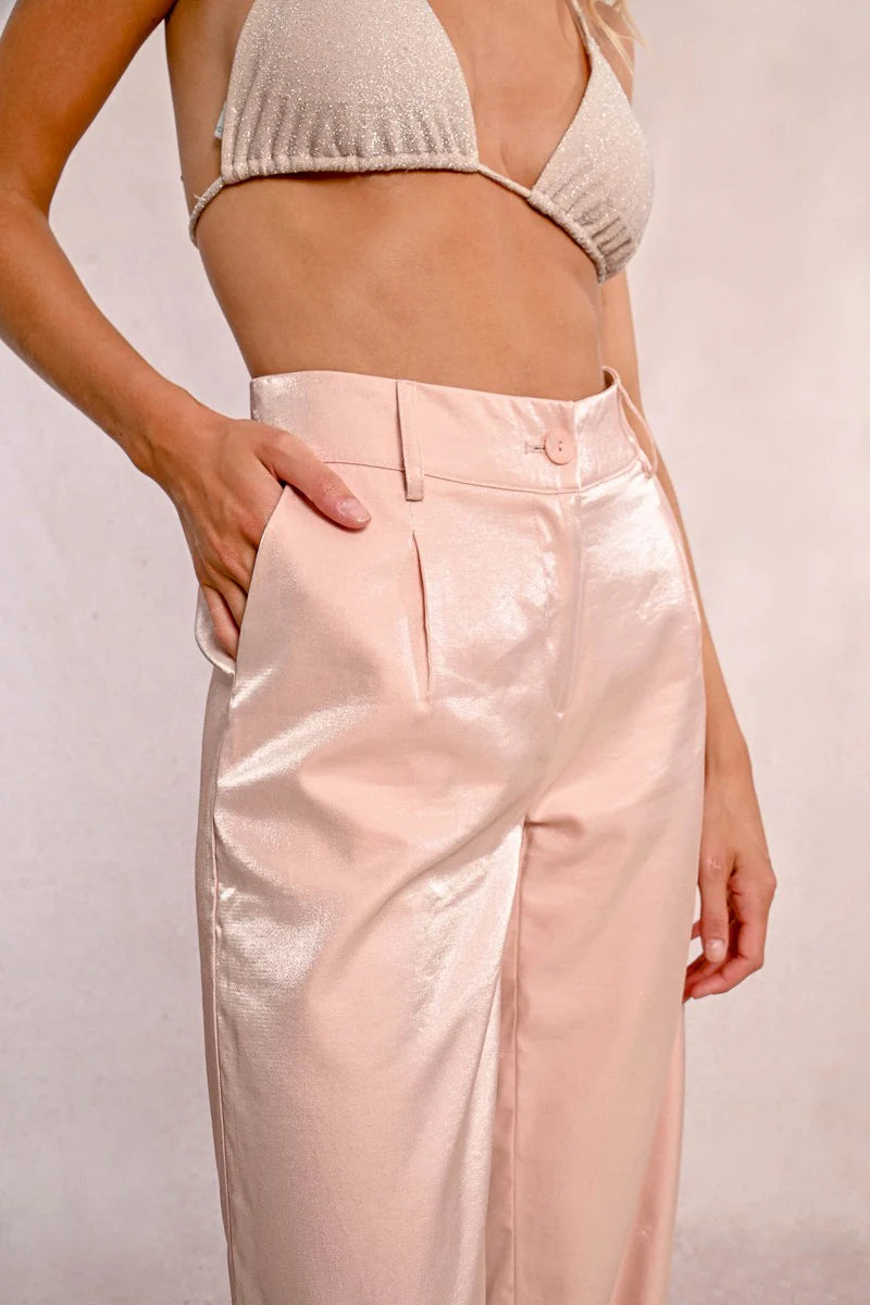 Barbie Metallic Satin Pants