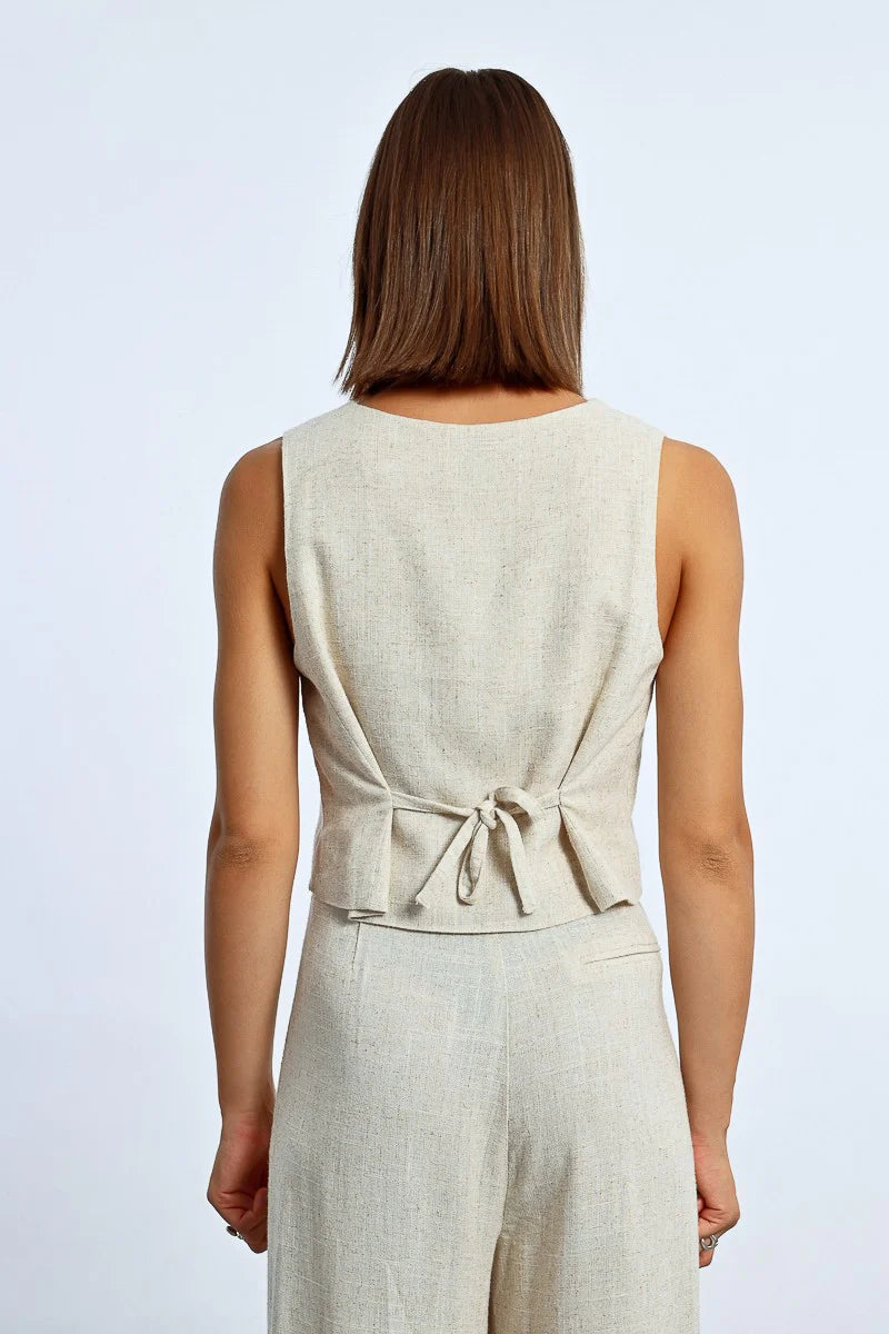 Kini Linen Vest