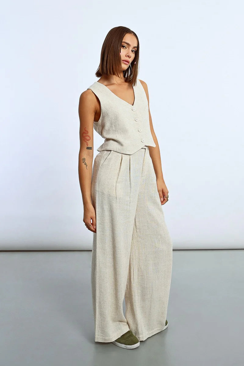 Kini Linen Vest