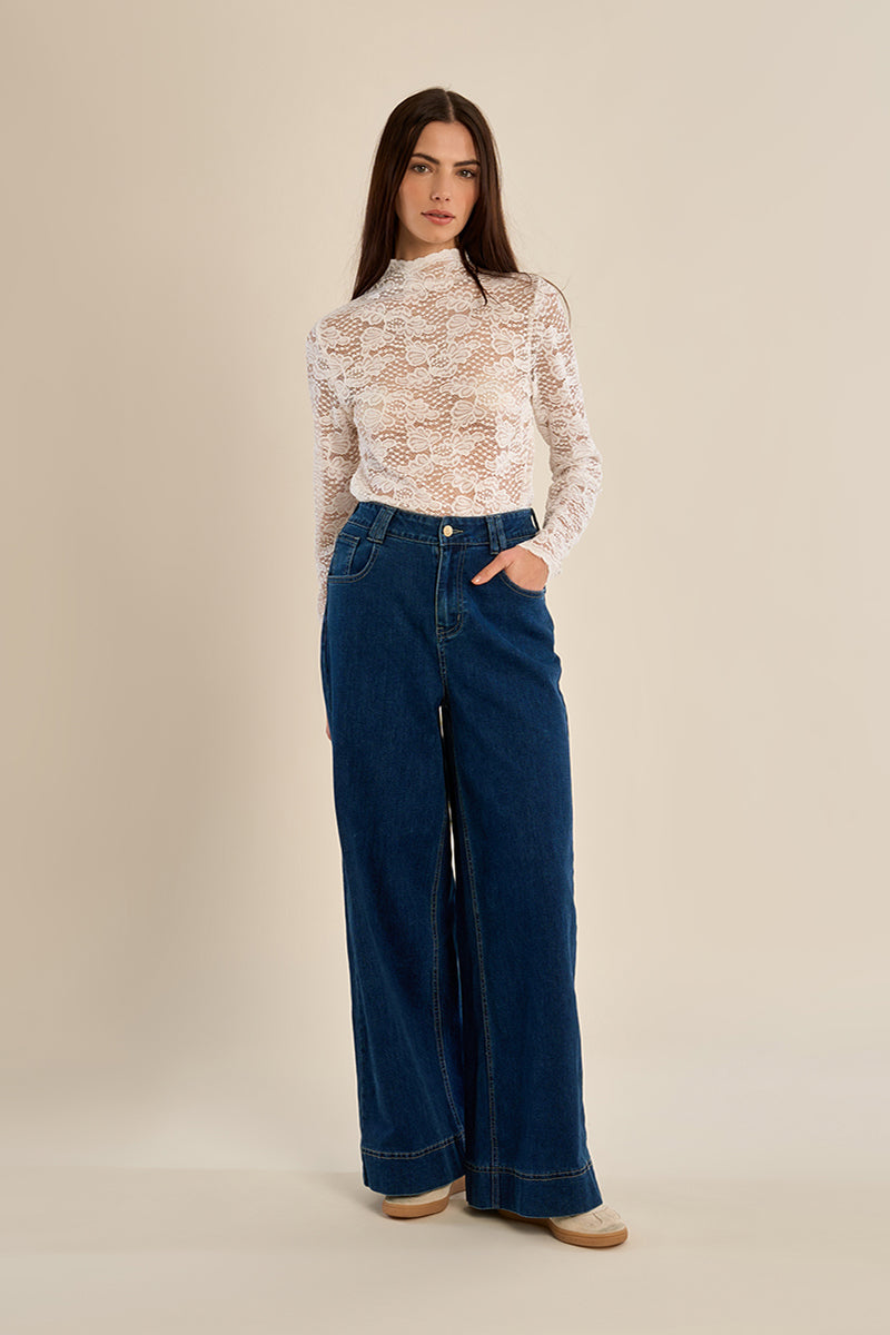 Anya Leaf Lace Undertop