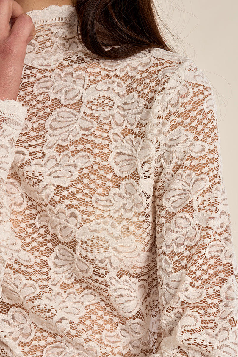 Anya Leaf Lace Undertop