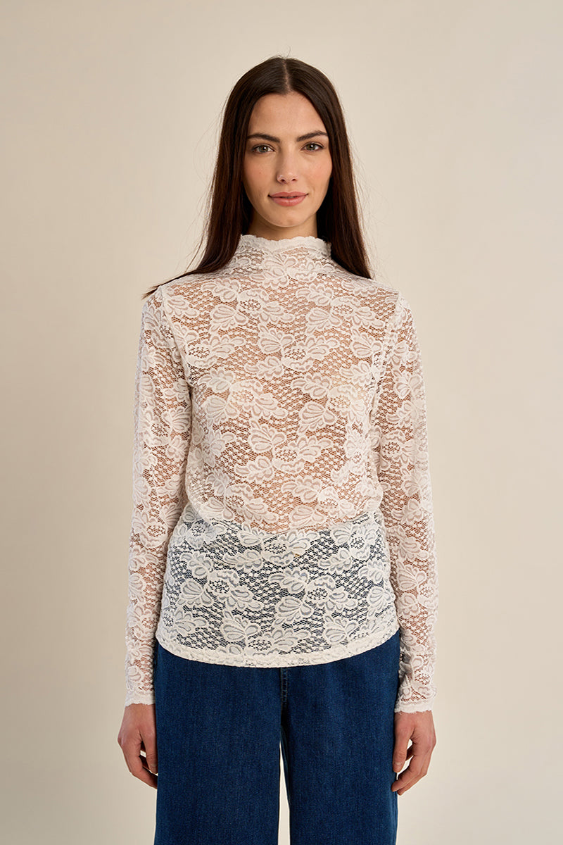 Anya Leaf Lace Undertop