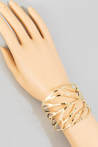 Metallic Gold Leaf Cuff