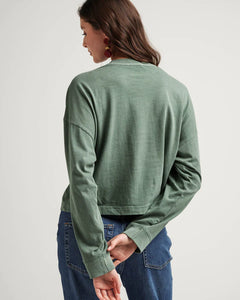 Relaxed Crop LS Tee