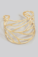 Load image into Gallery viewer, Metallic Gold Leaf Cuff