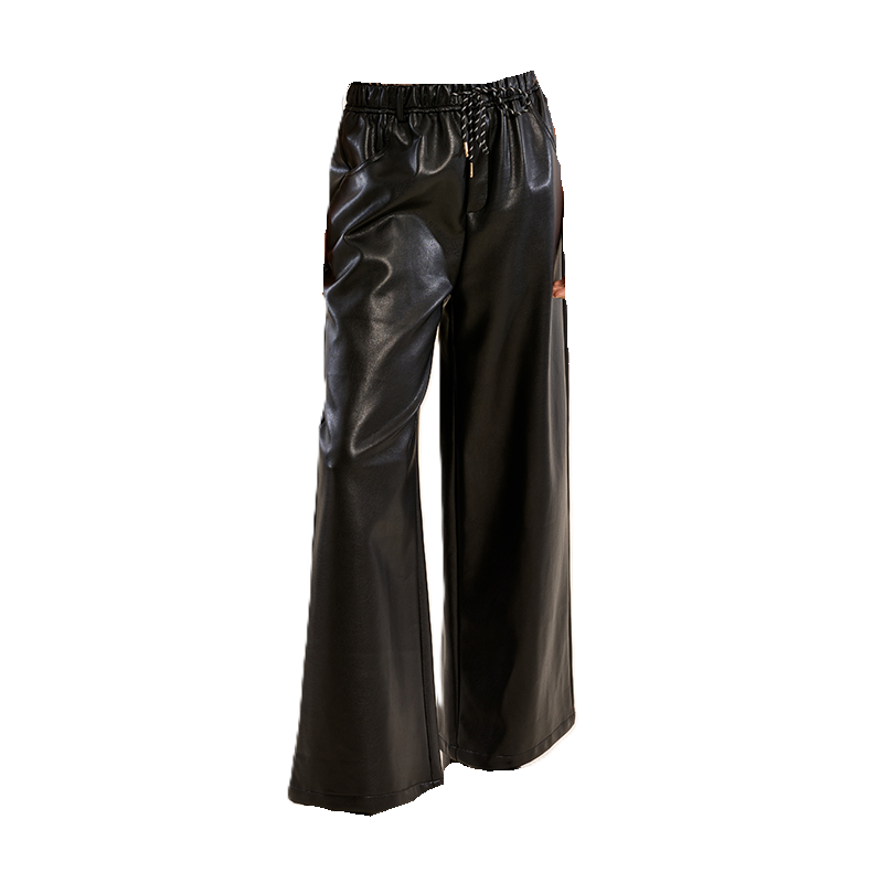 Milan Faux Leather Wide Leg Pant