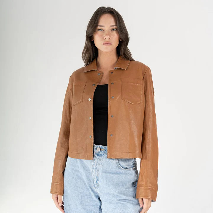 Bonded Leather Jacket