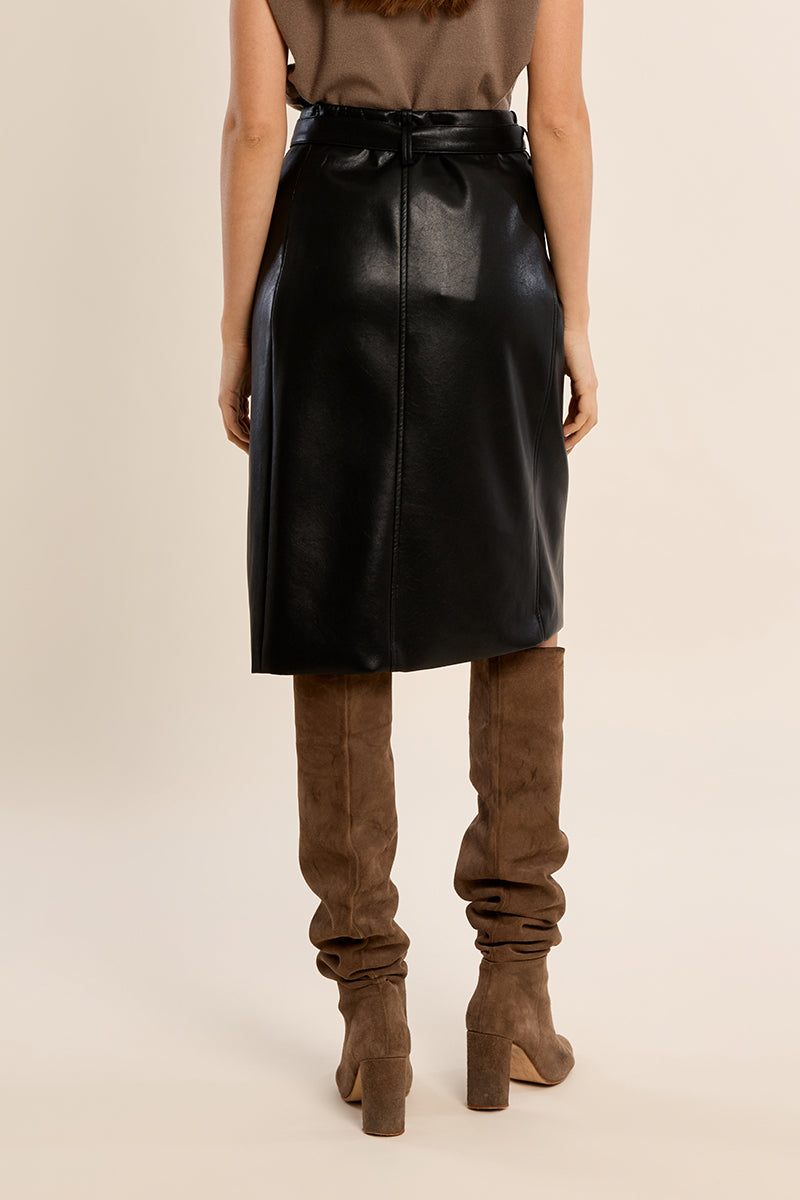 Selah Faux Leather Skirt