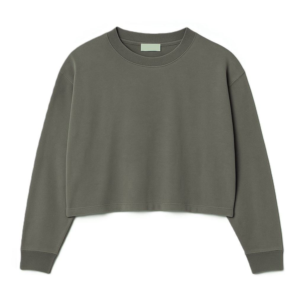 Relaxed Crop LS Tee