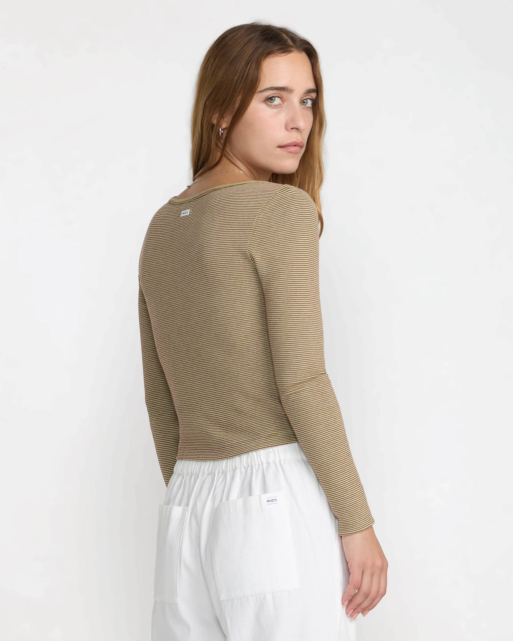 Jungle Ls Scoop Neck Top