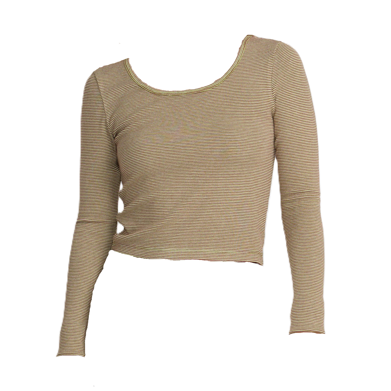 Jungle Ls Scoop Neck Top
