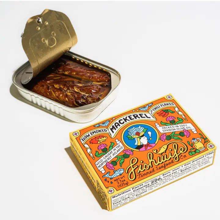 Slow Smoked Mackerel with Chili Flakes