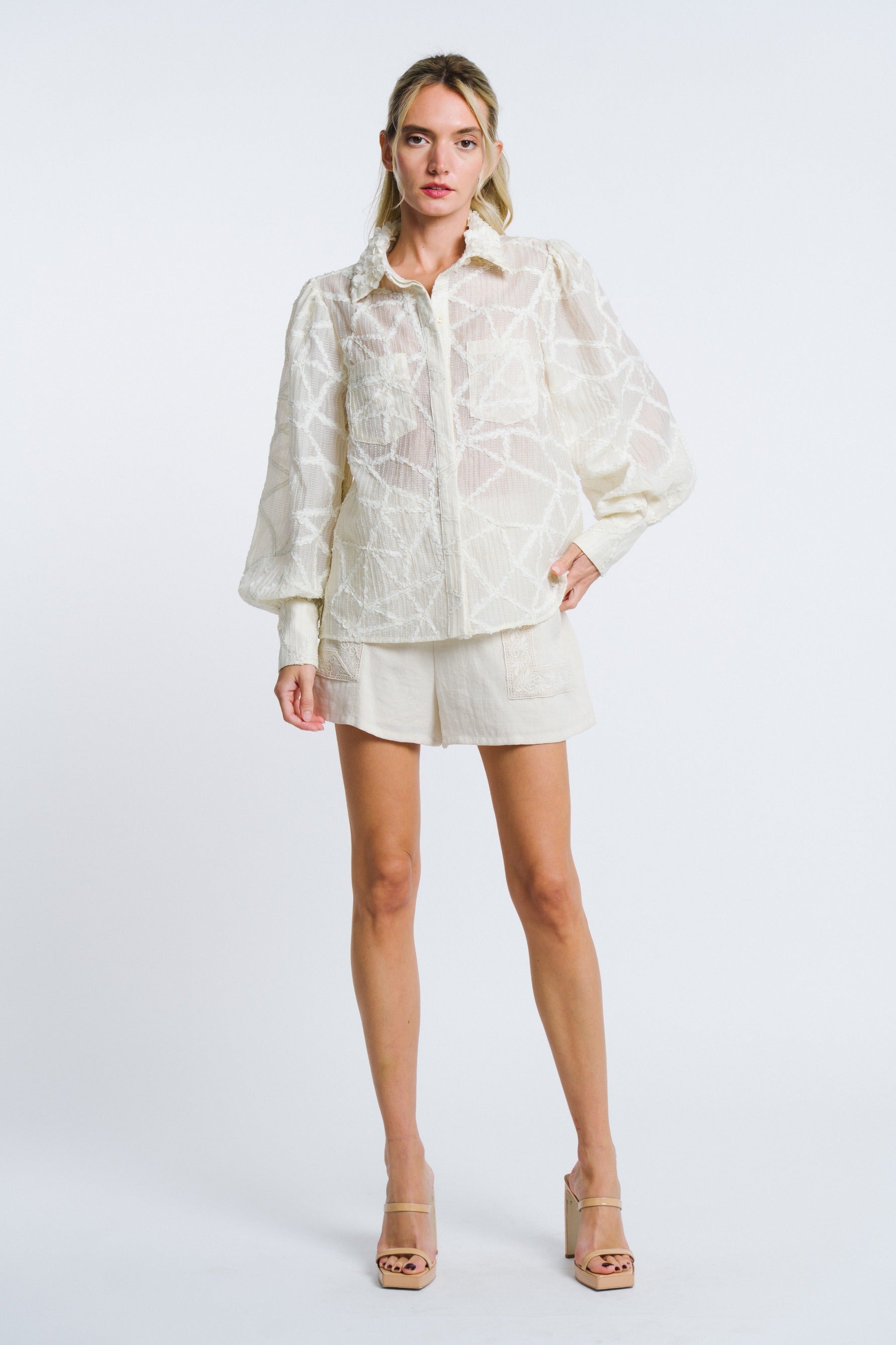 Malia Lace Trim Shorts