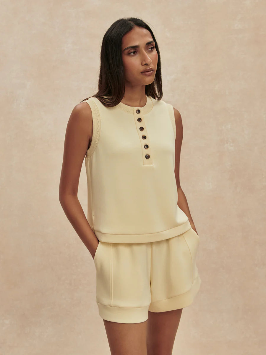 Marla Button Placket Tank