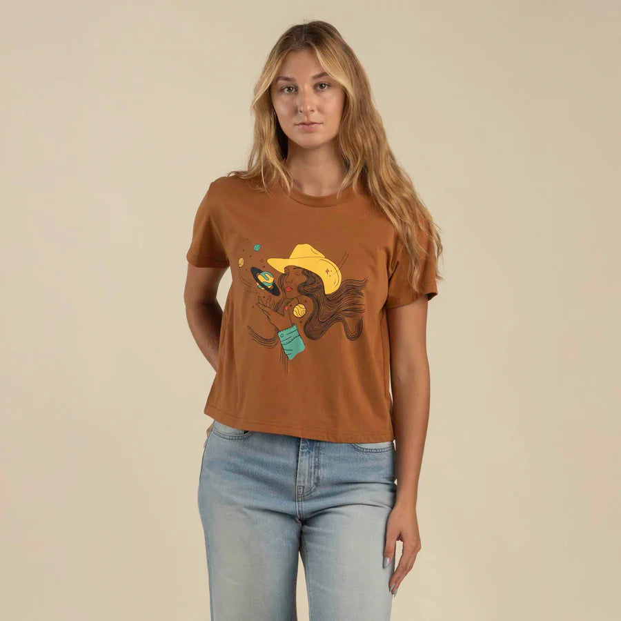 Cosmic Cowgirl Crop Tee