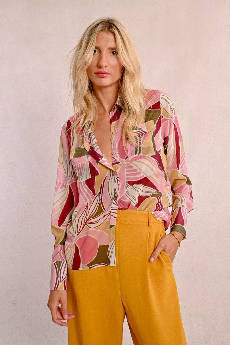 Melanie Button Up Blouse