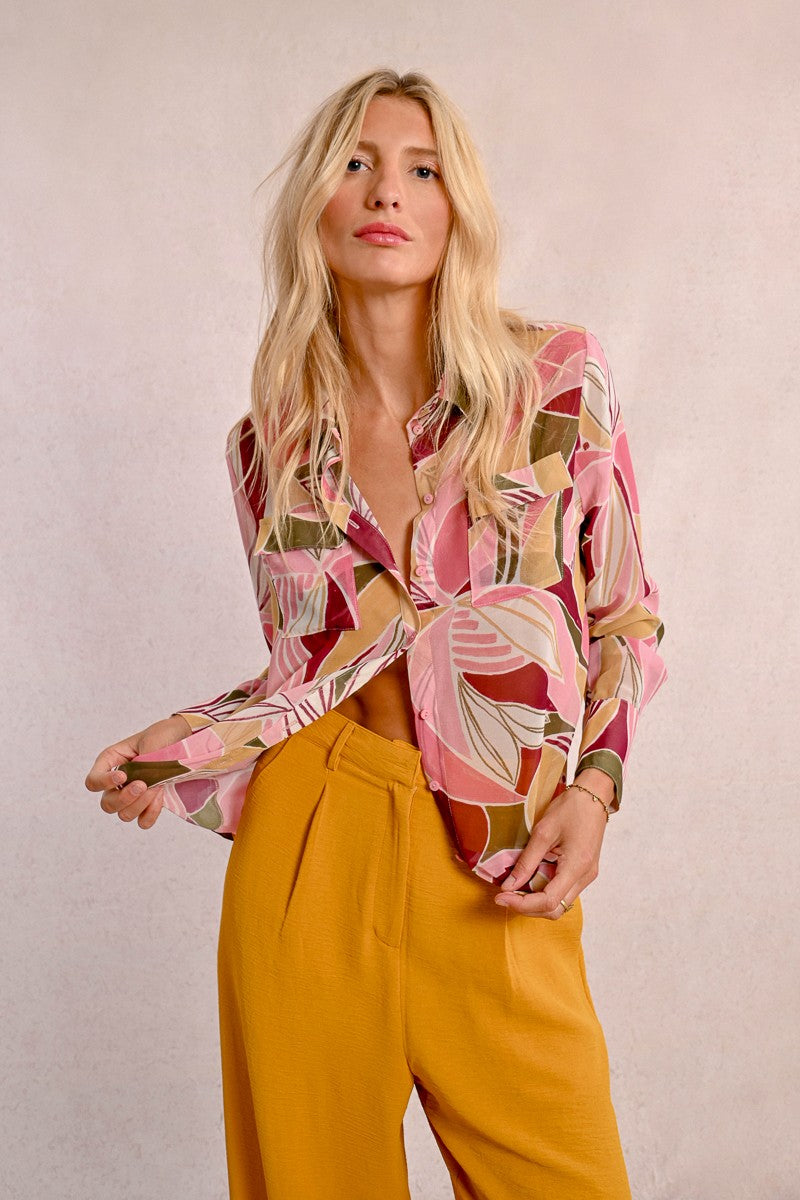 Melanie Button Up Blouse