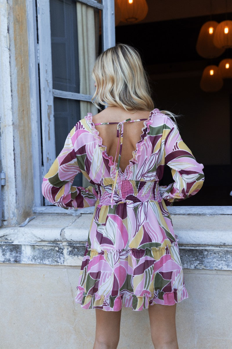 Melanie Ruffle Dress