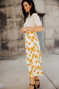 Amber Floral Midi Skirt