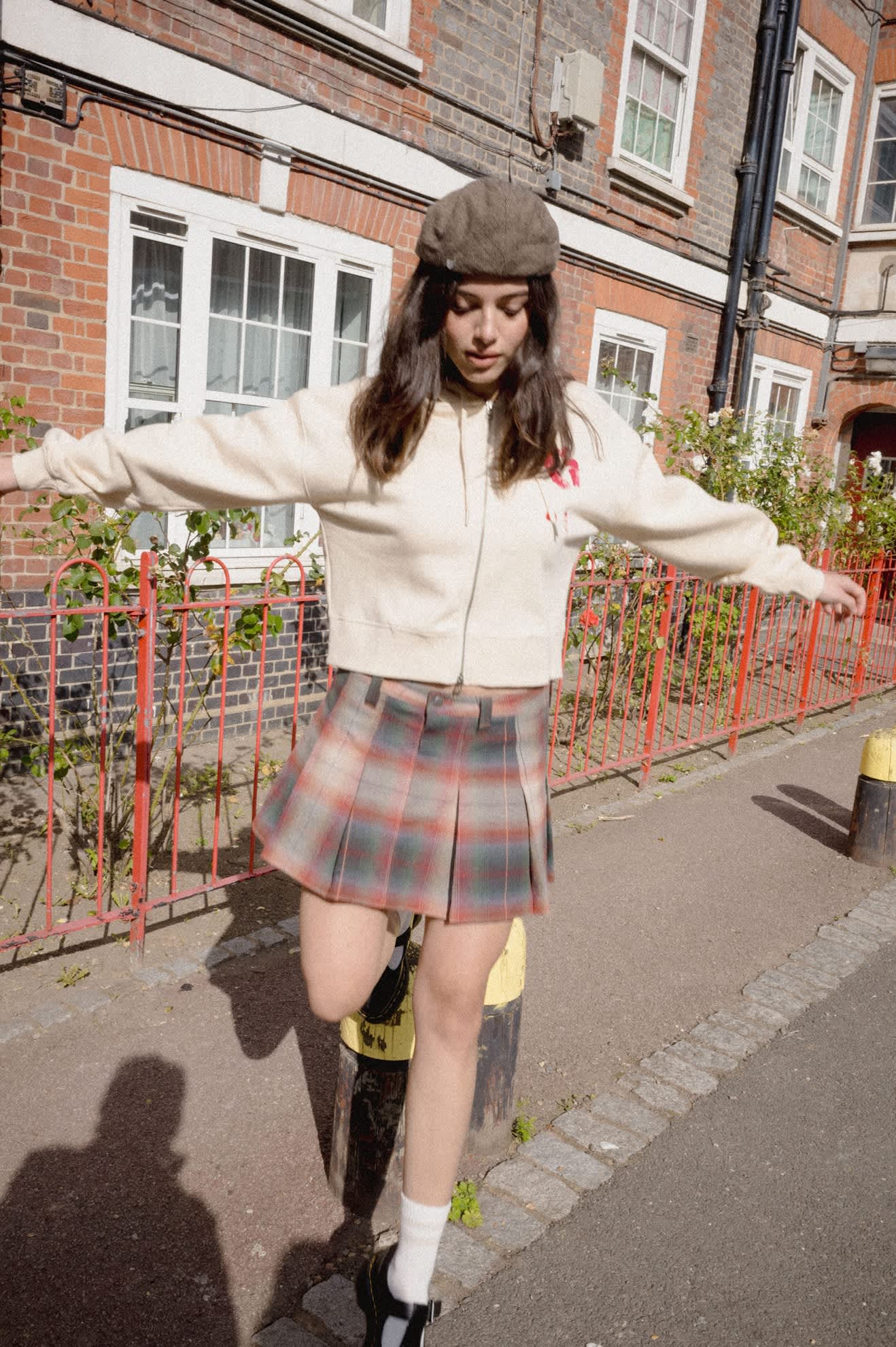 Pleated Mini Skirt
