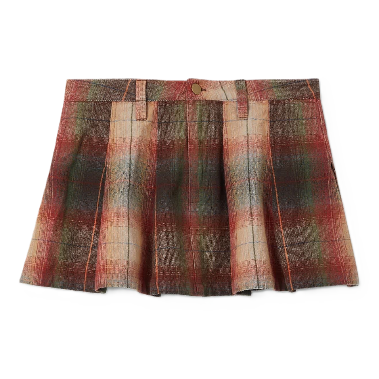 Pleated Mini Skirt